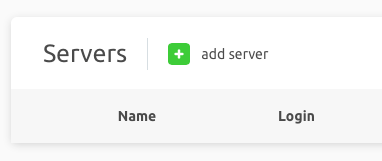 Add new server to company.